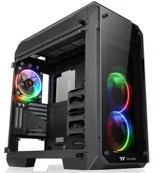 Thermaltake CA-1I7-00F1WN-03, View 71 TG ARGB Full-Tower Case, 8+2 Expansion Slots, Drive Bay Support: 4x 2.5" or 4x 3.5" Drive Bays (Accessible) & 6x 2.5" / 3x 3.5" Drive Bays Thermaltake CA-1I7-00F1WN-03, View 71 TG ARGB Full-Tower Case, 8+2 Expansion Slots, Drive Bay Support: 4x 2.5" or 4x 3.5" Drive Bays (Accessible) & 6x 2.5" / 3x 3.5" Drive Bays
