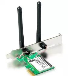 Tenda W322E, 300Mbps Wireless N PCI Express Adapter, Interface: PCI Express, Antenna: 2x External 2.5dBi Antenna, Wireless Standards: IEEE 802.11b/g/n 2.4GHz, Data Rate: Up to 300Mbps Tenda W322E, 300Mbps Wireless N PCI Express Adapter, Interface: PCI Express, Antenna: 2x External 2.5dBi Antenna, Wireless Standards: IEEE 802.11b/g/n 2.4GHz, Data Rate: Up to 300Mbps