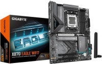 Gigabyte GA-X870-EAGLE-WIFI7, ATX, AMD AM5, 4xDDR5, 3xM.2, 4xSATA, RAID, 3xPCIe, 1xHDMI, 2xUSB4 Type-C with DP-Alt Mode, 4xUSB2.0, 4xUSB3.2, GbE LAN, Wi-Fi 7+Bluetooth Gigabyte GA-X870-EAGLE-WIFI7, ATX, AMD AM5, 4xDDR5, 3xM.2, 4xSATA, RAID, 3xPCIe, 1xHDMI, 2xUSB4 Type-C with DP-Alt Mode, 4xUSB2.0, 4xUSB3.2, GbE LAN, Wi-Fi 7+Bluetooth