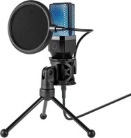 Simplecom UM650, USB Cardioid Condenser Microphone, Gaming RGB Lights, Tripod & Pop Filter