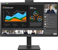 LG 27BQ75QC-B, COMMERCIAL TV, 27", IPS, QH(2560x1440), 16:9, 5ms, 75hz, Free Sync, 1xHDMI2.0, 1xDP(1.4), 1xUSBC, Speakers, Adjustable Height, VESA, Tilt, Swivel