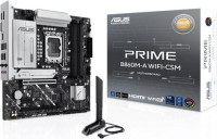 ASUS PRIME B860M-A WIFI-CSM, Micro ATX, Intel Socket LGA1851, 4xDDR5, 2xM.2+4xSATA 6G, Raid, 1xPCI5.0x16Slot, 1xPCI4.0x16Slot, 1PCI4.0x1Slot, 1xHDMI, 2xDP, Wifi 6E, 1xUSB2.0, 9xUSBA, 2xUSBC