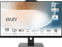 MSI MODERN AM272P 12M-1051AU, AIO, 27", FHD Screen, Intel i7-1255U/D4, 16GB DDR5 RAM, 1TB NVMe SSD, Webcam, Keyboard+Mouse, Wireless AX+Bluetooth, Windows11 Pro, Black
