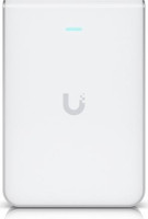 Ubiquiti U7 Pro Wall, 6 Spatial Stream Access Point, 6 GHz Support Tailored, PoE+, Voltage 44—57V DC, Max Power 22W, 2.5 GbE uplink, 300+ Devices,140 m² cover