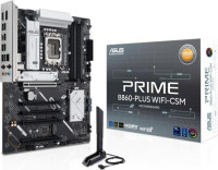 Asus PRIME B860-PLUS WIFI-CSM, ATX, Intel LGA 1851, 4xDDR5, 2x M.2, 4x SATA 6Gb/s, Raid, 1x PCI-E, 1x DP, 1x HDMI, Wi-Fi 6E+Bluetooth, 7x USB-A , 1x USB-C 