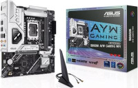 Asus B860M AYW GAMING WIFI, Micro ATX, Intel Socket LGA1851, 2 x M.2, 4 x SATA 6Gb/s, RAID, 1xHDMI, 3xPCIe, Gbe Lan, Wireless AX+Bluetooth, USB