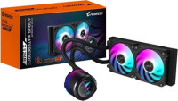 Gigabyte AORUS WATERFORCE X II 240, AIO liquid cooler, Fan Size: 240mm, LCD display, Pack of 2, Intel 115x,1200, 1700, AMD, AM5, AM4, sTR5