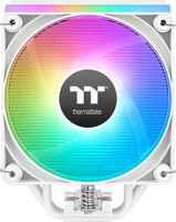 Thermaltake CL-P138-CA12SW-A, ASTRIA 400 ARGB Sync CPU Cooler, Fan Size: 120mm, PWm: 500-1800 RPM, Air Flow: 65CFM, Single Pack, White, Intel Socket LGA 2066, 2011, 1851, 1700, 1200, 1156, 1155, 1151, 1150, 1150_x000B, AMD AM5, AM4