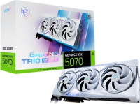 MSI GeForce RTX 5070 12G GAMING TRIO OC WHITE, Nvidia GeForce RTX 5070, Core Clock: 2625MHz, Cuda Core: 6144, 1xHDMI, 3xDP, PSU: 650W, PCIe5.0