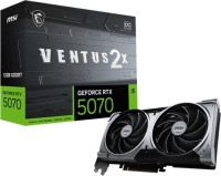 MSI GeForce RTX 5070 12G VENTUS 2X OC, Nvidia GeForce RTX 5070, 12GB GDDR7, Core Clock: 2557MHz, Cuda Core: 6144, 1xHDMI, 3xDP, PSU: 650W, PCIe5.0 