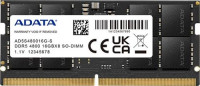 Adata AD5S480016G-S, SODIMM, DDR5, 16GB, 4800MHz, CL40, 1.1V, Limited Lifetime Warranty