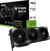 Asus TUF-RTX5070-O12G-GAMING, NVIDIA GeForce RTX 5070, 12GB DDR7, Core Clock: 2640MHz, Cuda Core : 6144, 2xHDMI, 3xDP, PSU: 750W, PCIe5.0