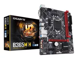 Gigabyte GA-B365M-H, B365M H LGA1151 9 Generation mATX Motherboard, 2 x DIMMs Dual Channel DDR4 up to 2666 MHz 32GB, 1 x PCIe 3.0 x16 (x16), 1 x PCIe 3.0 x1, 4 x SATA 6Gb/s, 1 x M.2 Socket 3 Gigabyte GA-B365M-H, B365M H LGA1151 9 Generation mATX Motherboard, 2 x DIMMs Dual Channel DDR4 up to 2666 MHz 32GB, 1 x PCIe 3.0 x16 (x16), 1 x PCIe 3.0 x1, 4 x SATA 6Gb/s, 1 x M.2 Socket 3