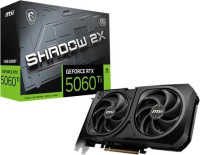 MSi GeForce RTX 5060 Ti 16G SHADOW 2X OC, Nvdia GeForce RTX 5060, 16GB GDDR7, Core Clock: 2617MHz, Cuda Core: 4608, 1xHDMI, 3xDP, PSU: 600W, PCIe5.0