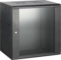 Hypertec, Swing Enclosure, 12RU Rack, 600W, 600D, 635H, 6 Way PDU, Fixed Shelf and Cage nuts