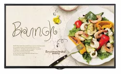 LG 55", 1920X1080, (16:9), 12ms, Full HD SuperSign CMS Commerical Display, Brightness: 450 cd/m2, 10W + 10W Speakers, DSUB, DVI, HDMI, Serial, LAN, VESA: 300x300mm LG 55", 1920X1080, (16:9), 12ms, Full HD SuperSign CMS Commerical Display, Brightness: 450 cd/m2, 10W + 10W Speakers, DSUB, DVI, HDMI, Serial, LAN, VESA: 300x300mm