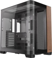 Antec C8 CURVE Wood, E-ATX, Tempered Glass, Drive Bays: 2x2.5", 1x3.5", Expansion Slot: 8, Motherboard Support: E-ATX, ATX, M-ATX, ITX, 360mm liquid Cooler, 2x USB3.0, Black