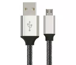 Astotek AT-USBMICROBW-5M, 5m Micro USB Data Sync Charger Cable Cord Silver White Color for Samsung HTC Motorola Nokia Kndle Android Phone Tablet & Devices Astotek AT-USBMICROBW-5M, 5m Micro USB Data Sync Charger Cable Cord Silver White Color for Samsung HTC Motorola Nokia Kndle Android Phone Tablet & Devices