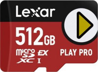Lexar LMSXPS0512G-BNNNG, Play Pro, 512GB, microSD Express, Read Speed: up to 900MB/s, Write Speed: 600MB/s,
