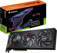 Gigabyte GV-N5060AORUS E-8GD, AORUS GeForce RTX 5060, 8GB GDDR7, Core Clock: 2722MHz, Cuda Core: 3840, 1xHDMI, 3xDP, PSU: 500W, PCIe5.0