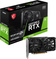 MSI GeForce RTX 3050 VENTUS 2X E 6G OC, Nvidia RTX 3050, 6GB GDDR6, Core Clock: 1492MHz, Cuda Core: 2304, 2xHDMI, 1xDP, PSU: 300W, PCIe4.0