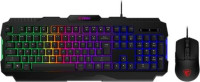 MSi FORGE GK100 COMBO, Wired Keyboard and Mouse Combo, Keyboard GK100: 100% Full Size Layout, Membrane Type, USB-A 2.0, RGB, Mouse GM100: Up to 6,400 DPI, SP CP192 Sensor, 1.5m USB-A 2.0 Cable