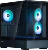 Zalman P30 BLACK V2, Mini Tower, Tempered Glass, Drive Bays: 2 x Combo Bay (3.5“ or 2.5”), Expansion Slot: 5, Motherboard Support mATX / Mini-ITX
