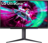LG 27GR93U-B, UltraGear, 27"4K UHD IPS Gaming Monitor, 3840x2160, 16:9, 1ms,144Hz, Free Sync, 2xHDMI, 1XDP, USB, VESA, Height Adjustable, Pivot, Tilt