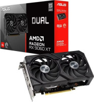 Asus DUAL-RX9060XT-8G, AMD Radeon RX 9060 XT, 8GB GDDR6, Core Clock: 3130MHz, Cuda Core: 2048, 1xHDMI, 2xDP, PSU: 550W, PCIe5.0 Asus DUAL-RX9060XT-8G, AMD Radeon RX 9060 XT, 8GB GDDR6, Core Clock: 3130MHz, Cuda Core: 2048, 1xHDMI, 2xDP, PSU: 550W, PCIe5.0