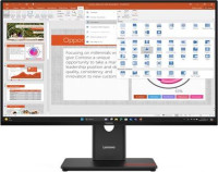 Lenovo 64A5MAR6AU, ThinkVision T27-40, 27" WLED IPS FHD Screen, 1920x1080, 16:9, 4ms, 1xHDMI, 1xDP, 1xVGA, USB, VESA, Height Adjustable, Pivot, Swivel, Tilt