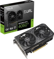 Asus DUAL-RTX4060TI-O8G-V2, Nvidia GeForce RTX 4060 Ti V2 8G OC, 8GB GDDR6, Core Clock: 2595MHz, Cuda Core: 4352 ,1xHDMI, 3xDP, PSU: 650W, PCIe4.0