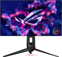 Asus PG27AQDP, 27' ROG Swift QHD OLED Gaming Monitor, 2560x1440, 16:9, 0.03ms, 480Hz, Free Sync, 2xHDMI, 1xDP, USB, VESA, Height Adjustable, Pivot, Swivel, Tilt
