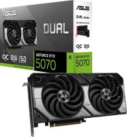 Asus DUAL-RTX5070-O12G, vidia GeForce RTX 5070, 12GB GDDR7, Core Clock: 2542MHz, Cuda Cores: 6144, 1xHDMI, 3xDP, PSU: 750W, PCIe5.0,