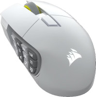 Corsair CH-9314011-AP, Scimitar Elite Wireless SE MMO gaming Mouse, White, 2 Year Warranty