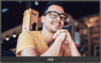 AOC 16T10-P, 15.6" USB-C Powered Business Mobile Portable Monitor, IPS FHD Screen, 1920 x 1080, 16:9, 5ms, Speakers, VESA, Tilt AOC 16T10-P, 15.6" USB-C Powered Business Mobile Portable Monitor, IPS FHD Screen, 1920 x 1080, 16:9, 5ms, Speakers, VESA, Tilt