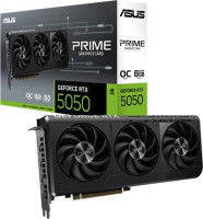 Asus PRIME-RTX5050-O8G, Nvidia GeForce RTX 5050 OC Edition, 8GB GDDR6, Core Clock: 2677MHz, Cuda Core: 2560, 1xHDMI, 3xDP, PSU: 550W, PCIe5.0