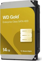 Western Digital WD142KRYZ, 14TB Gold Enterprise Class 3.5" SATA 6 Gb/s HDD, 7200 RPM, Cache Size 512MB