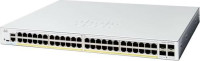 Cisco C1200-48P-4G, Catalyst 1200, 48 Port Managed Switch with 48 Gigabit Ethernet PoE+ with 375W Power Budget and 4 SFP Ports