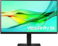 Samsung 23.8'/24' S6 ViewFinity 100Hz QHD IPS Monitor 2K 2560x1440 16:9 5ms Height Adjust Tilt Swivel Pivot 2xDP1.4 HDMI USB LAN HDR10 VESA