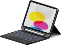 Cygnett CY5331CKBCA, Apple iPad (11.0') 11th Gen (A16)/iPad 10th Gen (10.9') Magnetic Keyboard + Case - Black, Multiple Viewing Angles
