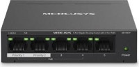 TP-Link MS105GP, Mercusys MS105GP 5-Port Gigabit Desktop Switch with 4-Port PoE+, 10/100/1000 Mbps RJ45 ports, Up to 250 m,