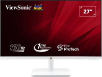 ViewSonic VA2732-H-W, 27' Super Clear IPS FHD Screen, 16:9, 1920x1080, 1ms, 100Hz, Adaptive Sync, 1xHDMI, 1xVGA, VESA, Tilt, White
