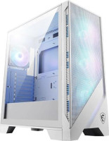 MSI MAG FORGE 320R AIRFLOW-WHITE, Mid-Tower, Tempered Glass, Drive Bays: 2x3.5"/2.5", 1x2.5", Expansion Slot: 7, Motherboard Support: ATX/Micro-ATX/Mini-ATX, Pre-Installed fan: 4x120mm, ARGB, White