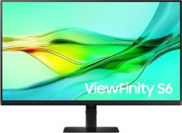 Samsung LS32D604UAEXXY, ViewFinity S6 32" QHD VA Monitor, 2560x1440, 16:9, 5ms, 100Hz, 1xHDMI, 2xDP, USB, LAN, VESA, Height Adjustable, Pivot, Swivel, Tilt