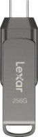 Lexar LJDD400032G-BNQNG, D400 32GB JumpDrive BL Titanium USB 3.1 Type-C, Upto 100MB/s Read Transfer Content Between Your USB Type-CTM and Type-A Devices