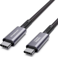 Simplecom CA615, 1.5M USB-C to USB-C Cable, USB4 40Gbps, 5A, 240W PD3.1 8K@60Hz Simplecom CA615, 1.5M USB-C to USB-C Cable, USB4 40Gbps, 5A, 240W PD3.1 8K@60Hz