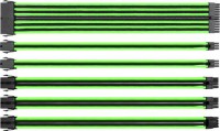 Thermaltake AC-034-CN1NAN-A1, TtMod Sleeve Cable Green/Black, Heatshrinkless Cabling, Universal Compatibility, 1 Year Warranty
