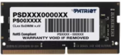 Patriot PSD44G266681S, Signature Line DDR4 4GB (1 x 4GB) 2666MHz SODIMM Patriot PSD44G266681S, Signature Line DDR4 4GB (1 x 4GB) 2666MHz SODIMM