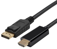 BluPeak DPHD02, 2M DisplayPort Male to HDMI Male Cable, Cable Length: 2m,