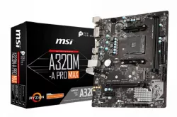 MSI A320M-A PRO MAX, AM4 M-ATX Motherboard MSI A320M-A PRO MAX, AM4 M-ATX Motherboard